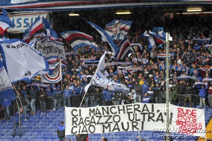 Le foto-tifo di Sampdoria-Torino