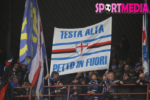 Le foto-tifo di Sampdoria-Bologna