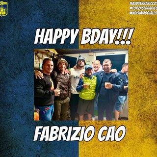 SERRA RICCO' | TANTI AUGURI DI BUON COMPLEANNO A FABRIZIO CAO