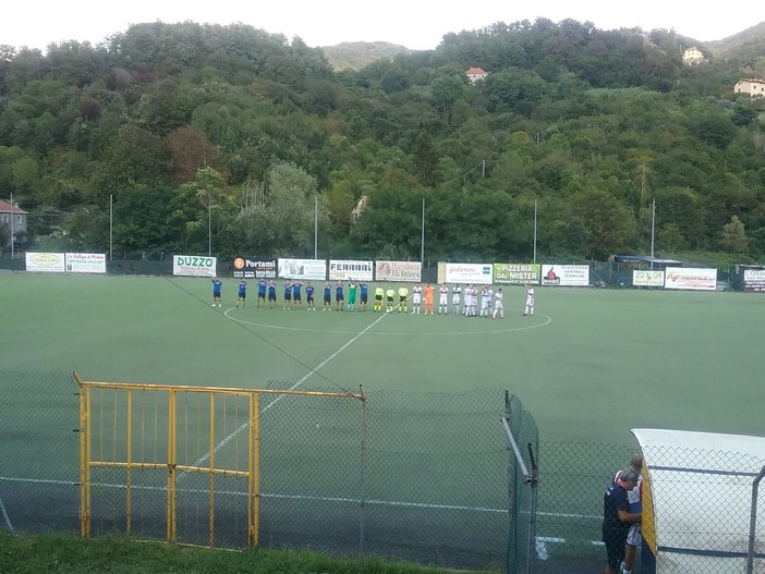 Squadre in campo a Serra Riccò