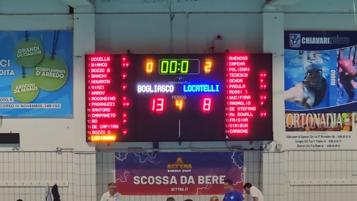 PALLANUOTO A1F – Bogliasco domina il derby: Locatelli piegata 13-8 a Chiavari