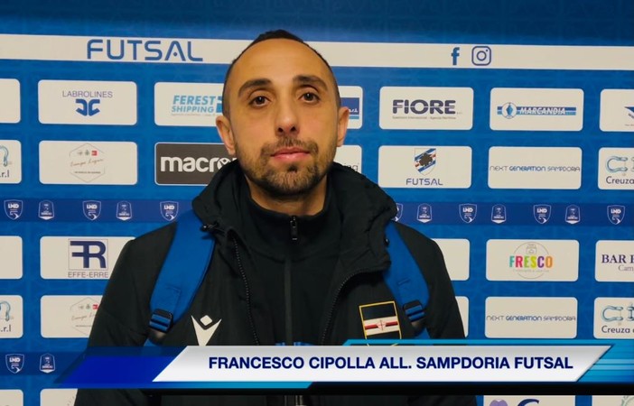 SAMPDORIA FUTSAL - VIS GUBBIO: L'INTERVISTA A FRANCESCO CIPOLLA (VIDEO)