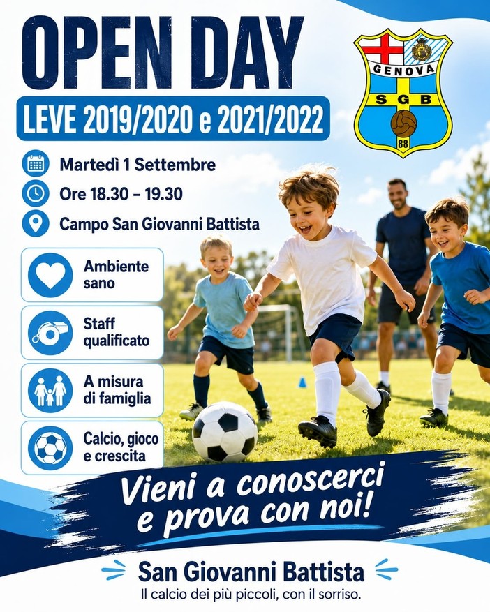 SAN GIOVANNI BATTISTA Gli Open Day