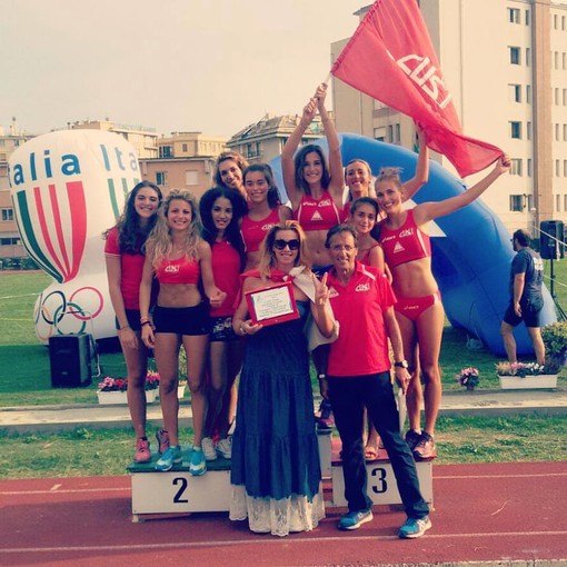 Atletica - Le donne del CUS Genova prime nelle finali di serie B Nord-Ovest