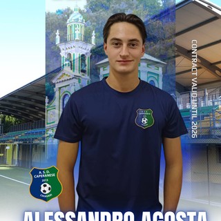 CAPERANESE In porta arriva Alessandro Agosta