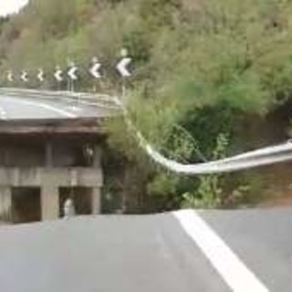 EMERGENZA MALTEMPO Crolla un tratto della A6 fra Savona e Altare