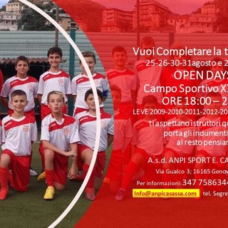 ANPI CASASSA Gli Open Day delle leve giovanili