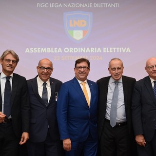 Elezioni LND, Giancarlo Abete rieletto Presidente all’unanimità, Giulio Ivaldi confermato vicepresidente Area Nord
