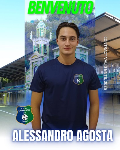 CAPERANESE In porta arriva Alessandro Agosta