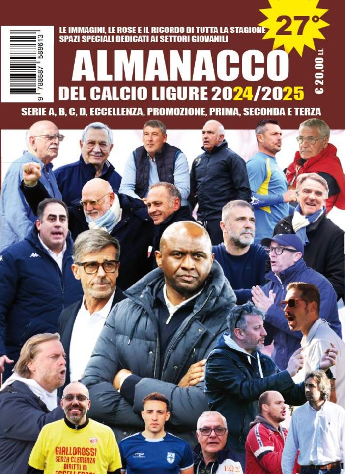 ALMANACCO DEL CALCIO LIGURE 25/26 IN ARRIVO!