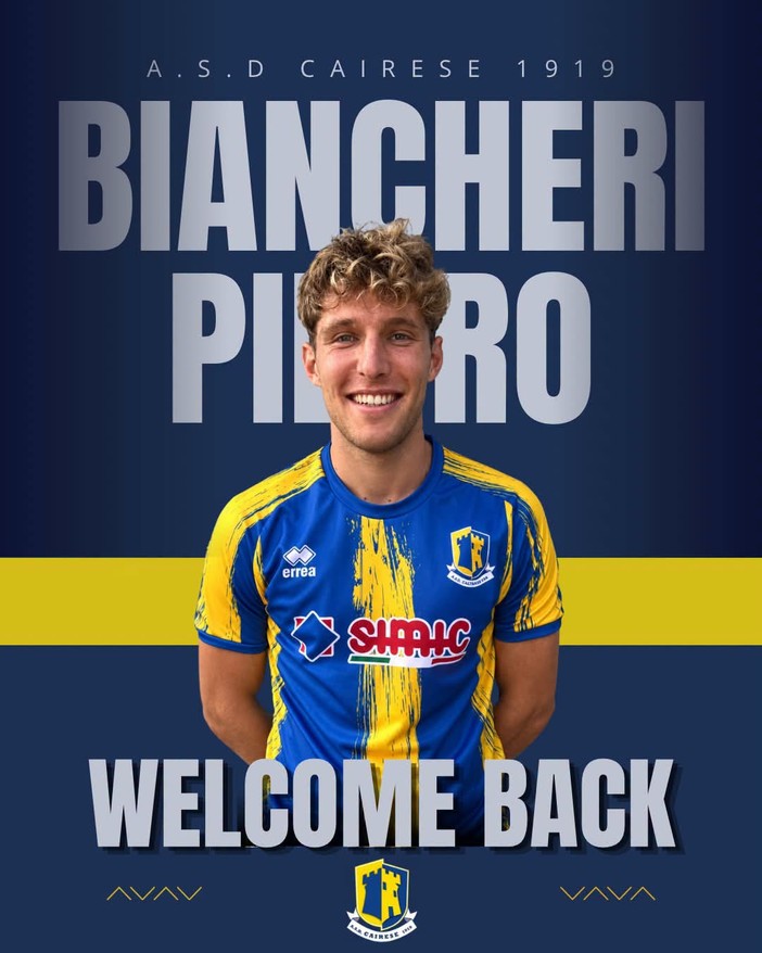 CAIRESE Bentornato Pietro Biancheri
