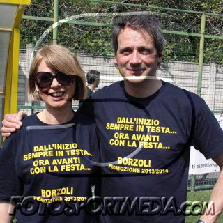 Cinzia Bardelli e Roberto Varlani nel giorno della promozione