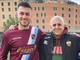 Matteo con un grande amico, Mimmo Zappia