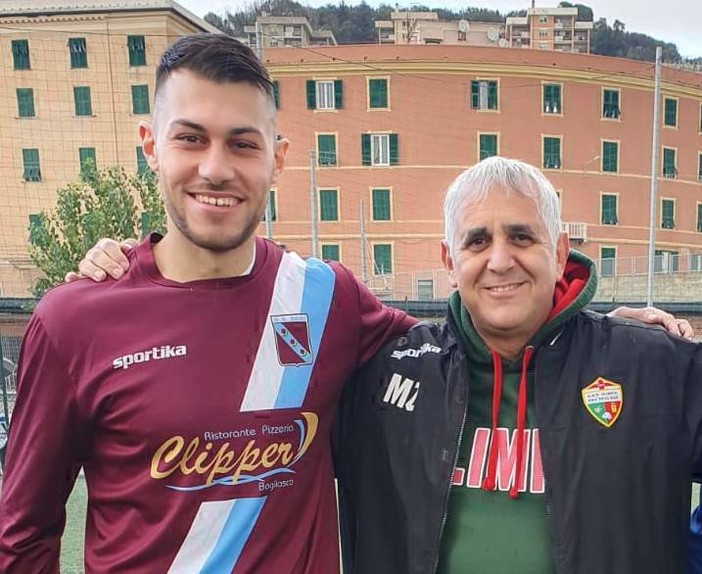 Matteo con un grande amico, Mimmo Zappia
