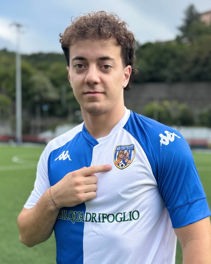 CAMPOMORONE Davide Bosia in maglia biancoblù