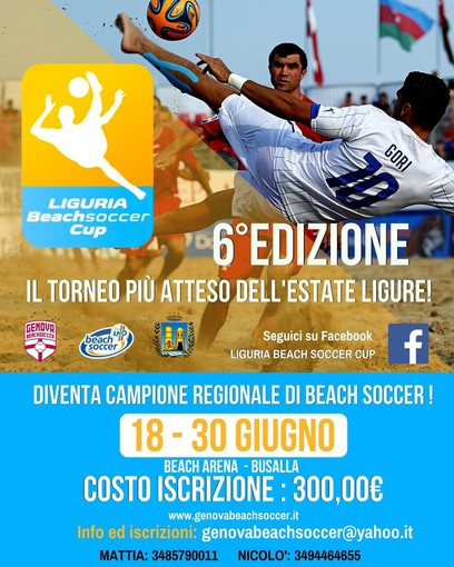 Torna la Liguria Beach Soccer Cup