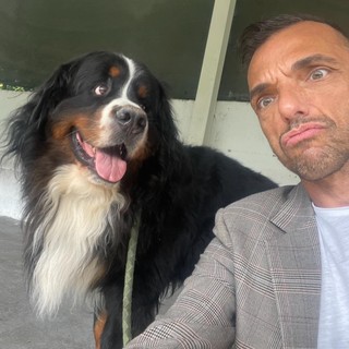 Fabio con il suo inseparabile Titan