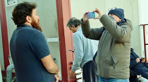 Bazzigalupi intevistato dal nostro Paolo Merello (foto Vitaliano Scappini)