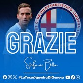 Il saluto del Ligorna a Stefano Botta: domani a Cairo per l'ultima volta da capitano biancazzurro