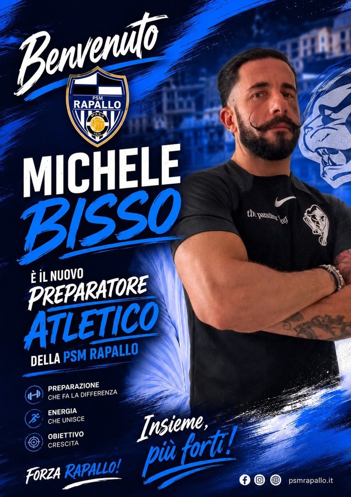 PSM RAPALLO Michele Bisso nuovo preparatore atletico