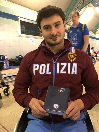 Francesco Bocciardo Campione Italiano Assoluto Paralimpico nei 400 stile libero