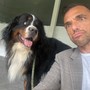 Fabio con il suo inseparabile Titan Fabio con il suo inseparabile Titan