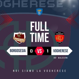 SERIE D Borgosesia-Vogherese 0-1