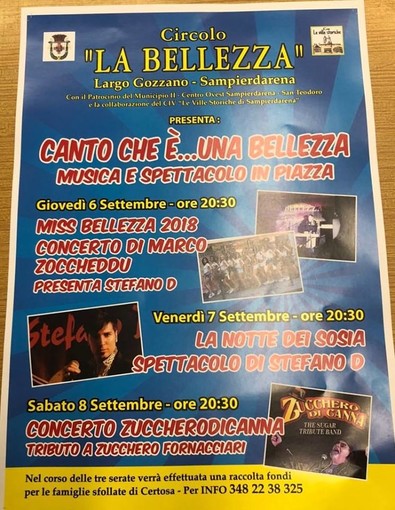 Genova Calcio in passerella al Circolo La Bellezza di Sampierdarena