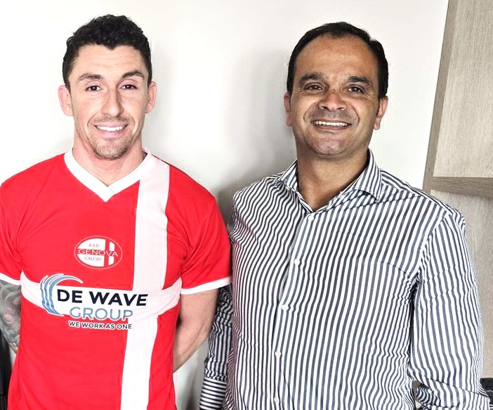 Machieraldo con uno dei colpi di mercato, Matteo Battaglia