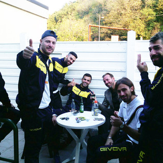 I ragazzi del Borzoli al termine del match di domenica pomeriggio