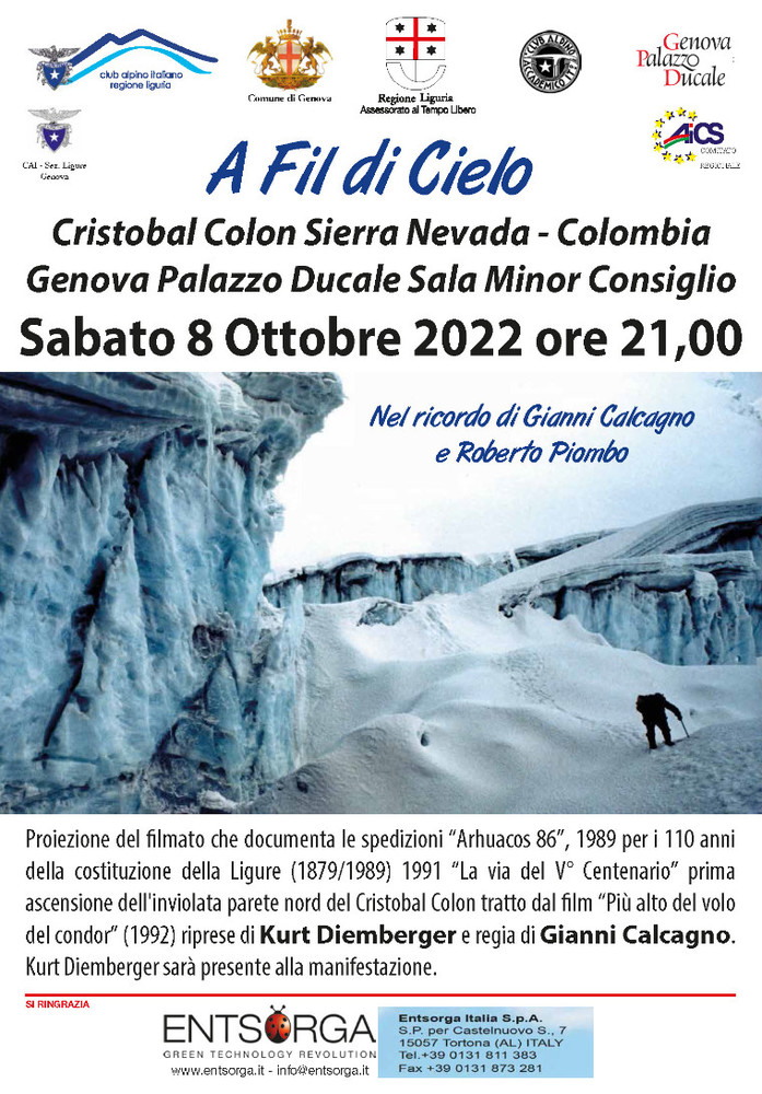 CLUB ALPINO Appuntamento a Palazzo Ducale sabato 8 Ottobre