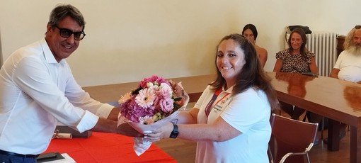 Canottaggio - Alessia Bono della Velocior congratulata dal sindaco