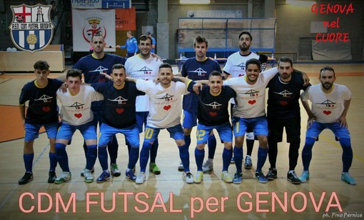 Calcio a 5 - storico debutto del Cdm Futsal Genova in A2