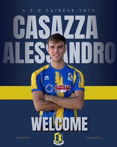 CAIRESE Arriva anche Alessandro Casazza