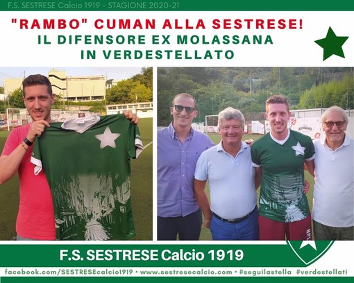 DAVIDE “RAMBO” CUMAN ALLA SESTRESE!
