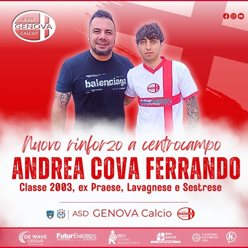 GENOVA CALCIO Arriva anche Cova Ferrando