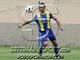 Chiarlone nel 2011 con la fascia di capitano della Cairese