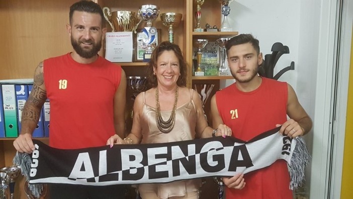 ALBENGA  Ufficiali i tesseramenti di Nicholas Costantini e Simone Zola