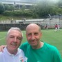 Calcagno e Meazzi prima di Campese-Olimpic