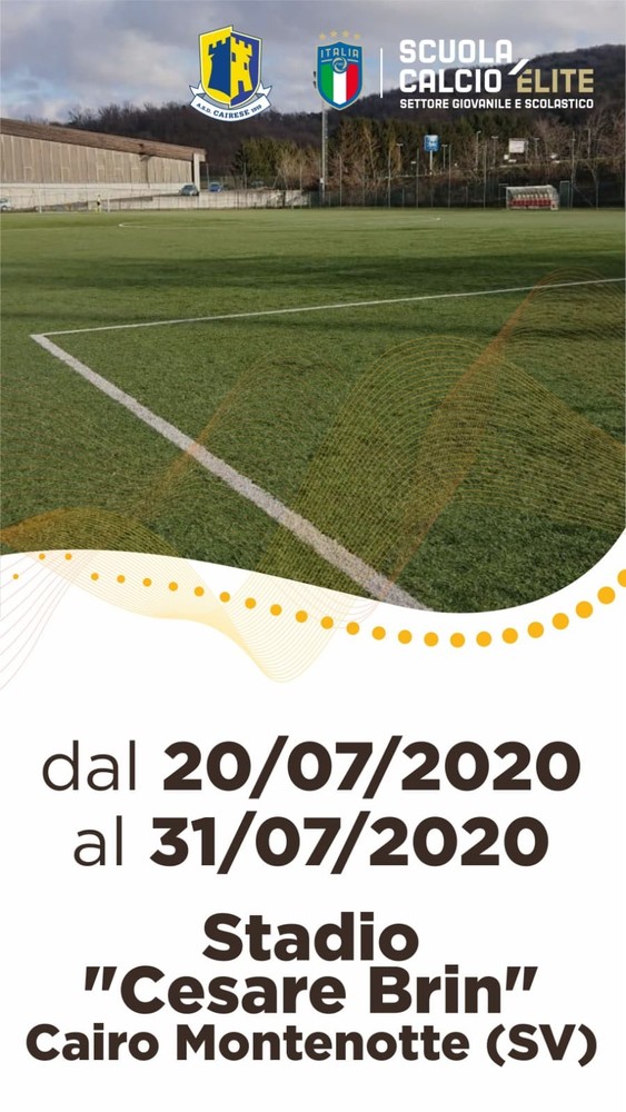 LA CAIRESE ORGANIZZA IL SUMMER SOCCER CAMP 2020: TUTTE LE INFO UTILI LA CAIRESE ORGANIZZA IL SUMMER SOCCER CAMP 2020: TUTTE LE INFO UTILI