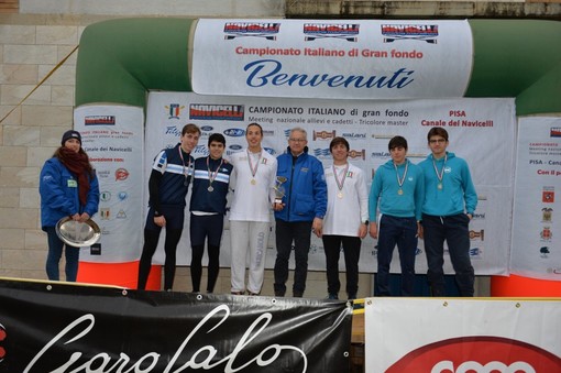 Canottaggio Gran Fondo: doppietta tricolore per il Rowing Club Genovese, vince anche Murcarolo
