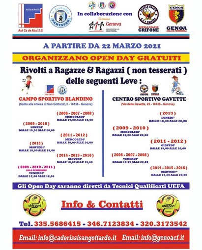 Open Day del CadeRissi