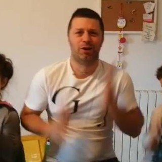 VIDEO #IOPALLEGGIOACASA CON Cristian Cattardico e family....
