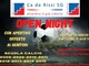 CADERISSI Questa sera OPEN NIGHT