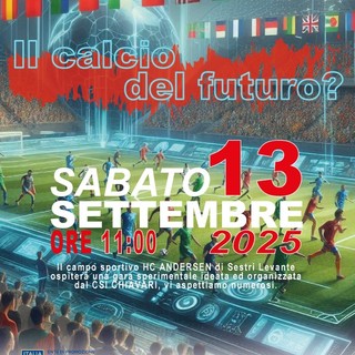IL CALCIO DEL FUTURO Appuntamento sabato 13 settembre all'Andersen di Sestri