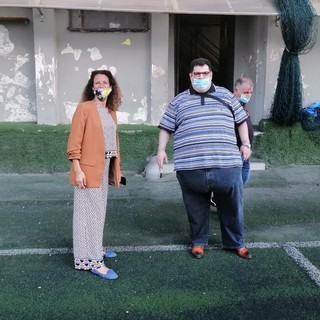 VIDEO L'assessore Ilaria Cavo in visita al Torbella e alla palestra Hi Fit di Cornigliano