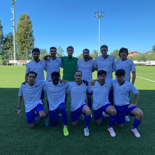 La formazione degli spezzini della Castelnovese all'esordio in campionato domenica scorsa