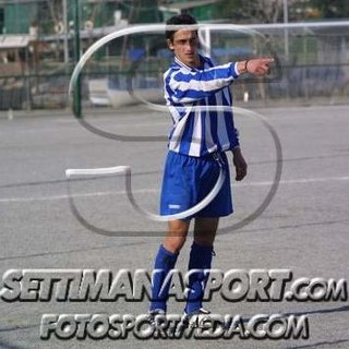 Mauro Cappai nel 2003 con la maglia della Crevarese