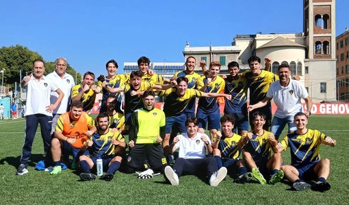 Carmagnini esulta con tutto il Castagna
