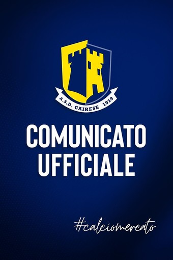 CAIRESE Arriva un esterno del 2007 con 21 presenze in D